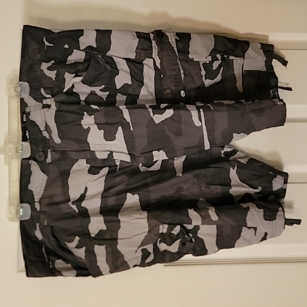 Grey Camouflage shorts